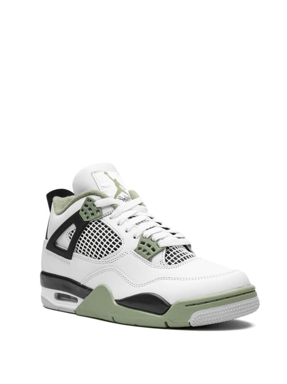 AJ4 Retro WMNS "Seafoam / Oil Green"