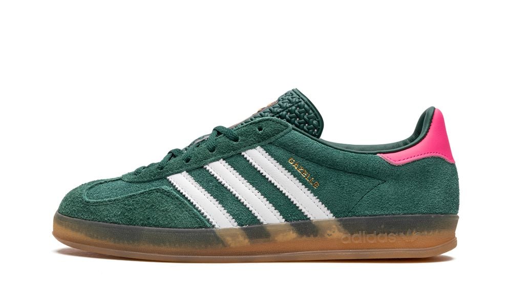 GAZELLE INDOOR WMNS "Collegiate Green Lucid Pink"